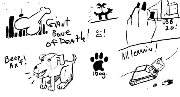 Robot Dog Doodles